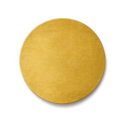 Round brass sheet